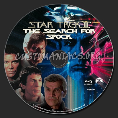 Star Trek III The Search For Spock blu-ray label