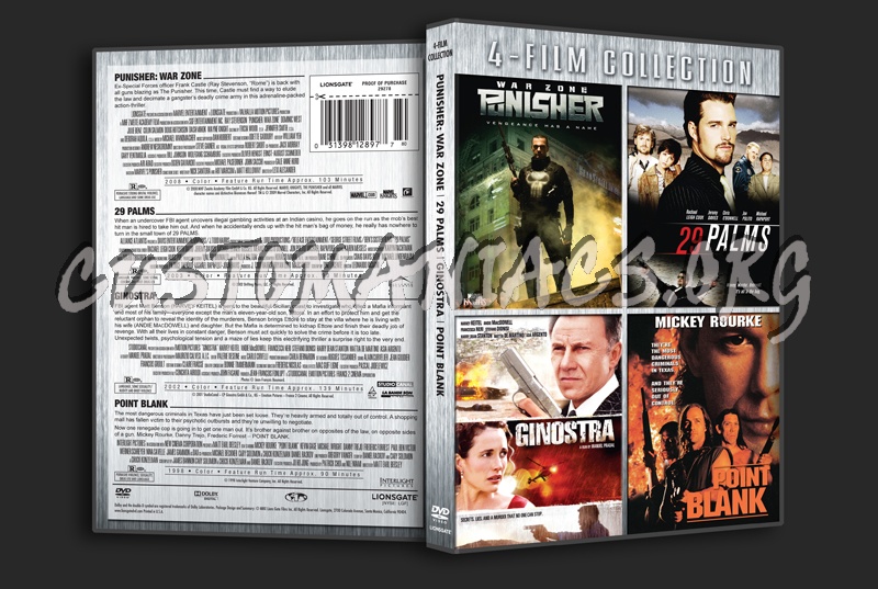 Punisher War zone / 29 Palms / Ginostra / Point Blank dvd cover