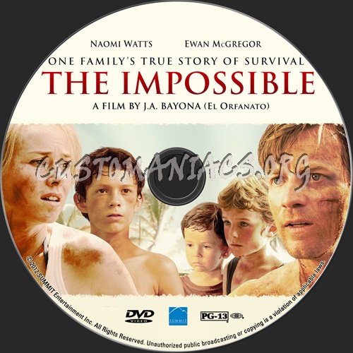 The Impossible dvd label