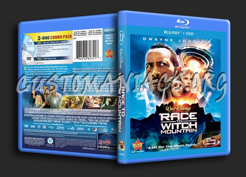 Race to Witch Mountain blu-ray cover