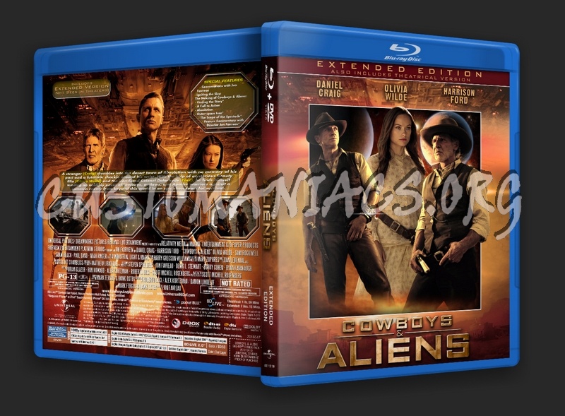 Cowboys & Aliens blu-ray cover