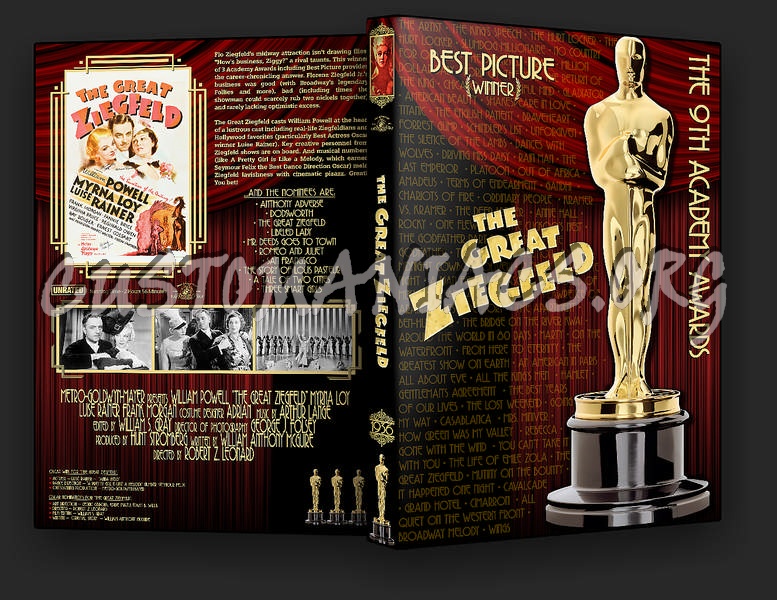 The Great Ziegfeld dvd cover