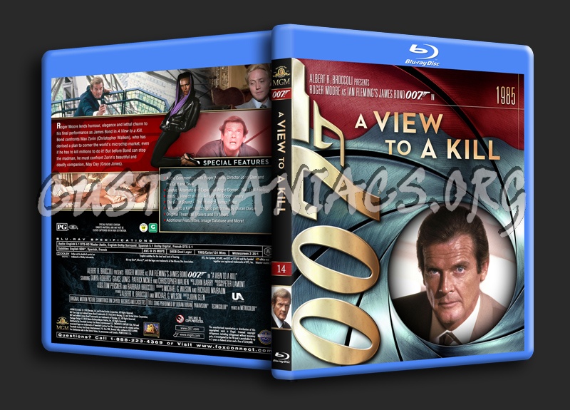 James Bond Collection - A View To A Kill (14) blu-ray cover