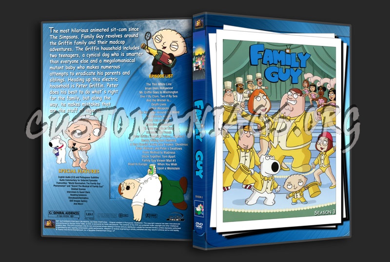 Family Guy - Season 3 dvd cover