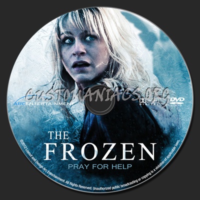 The Frozen dvd label