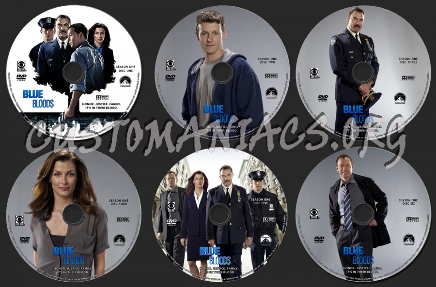 Blue Bloods - Season 1 dvd label