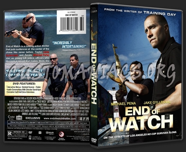 End Of Watch dvd cover