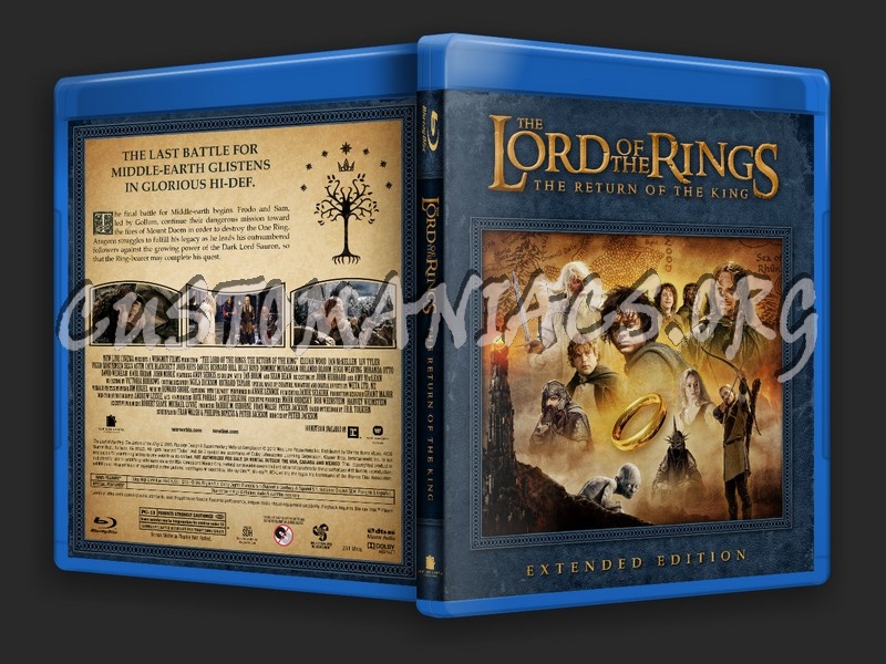 The Lord of The Rings - The Return of the King blu-ray cover