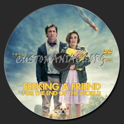 Seeking A Friend For The End Of The World dvd label