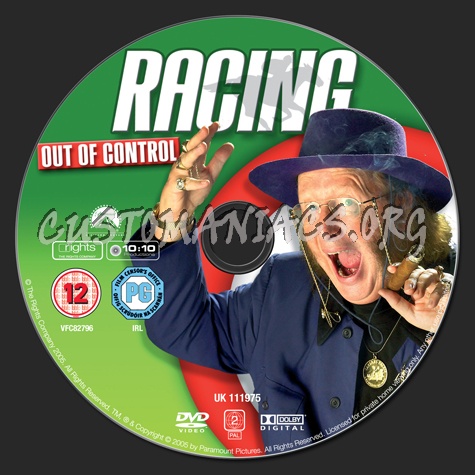 John McCririck Racing Out of Control dvd label