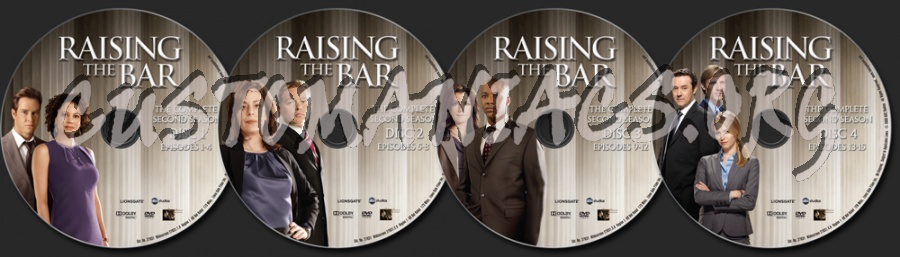 Raising the Bar Season 2 dvd label