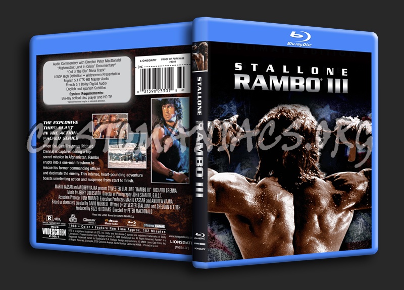 Rambo III blu-ray cover