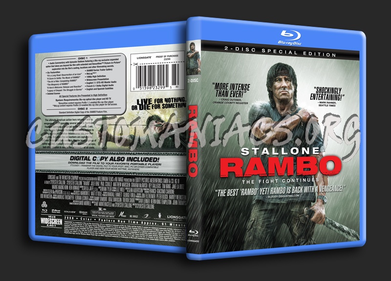 Rambo blu-ray cover