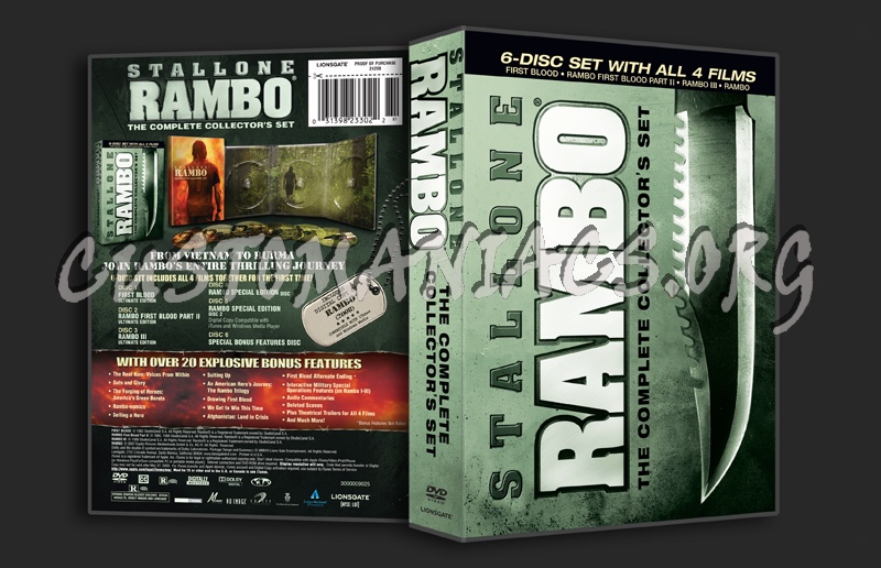 Rambo The Complete Collector's Set dvd cover