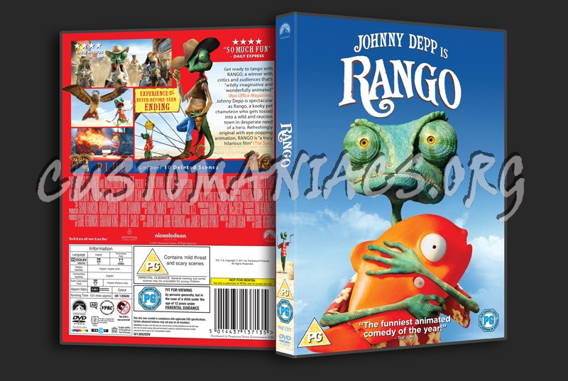 Rango dvd cover