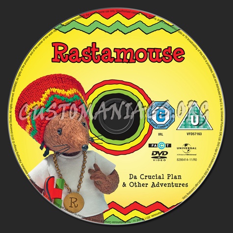 Rastamouse dvd label