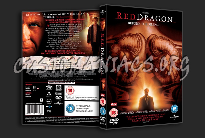 Red Dragon dvd cover
