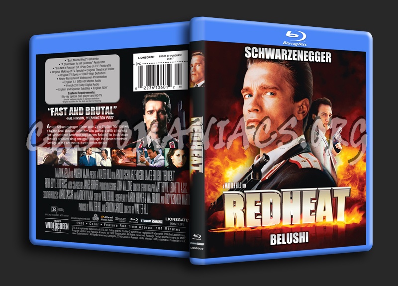 Red Heat blu-ray cover