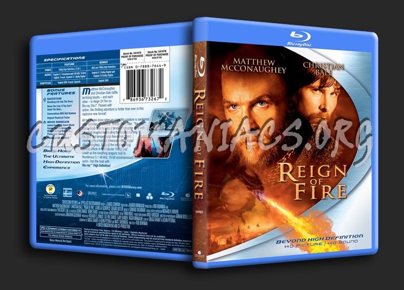 Reign of Fire blu-ray cover