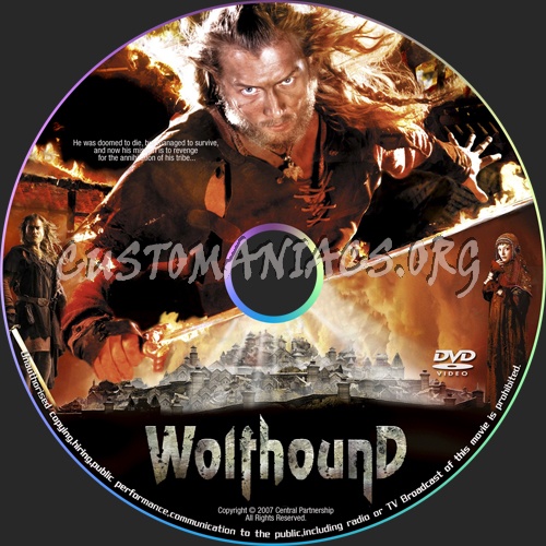 Wolfhound dvd label