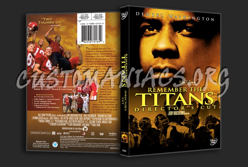 Remember the Titans dvd cover