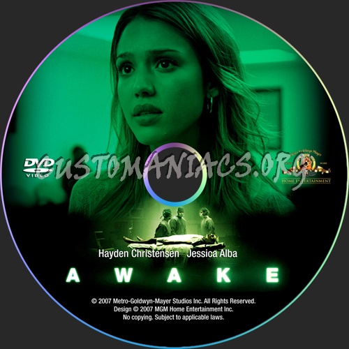 Awake dvd label