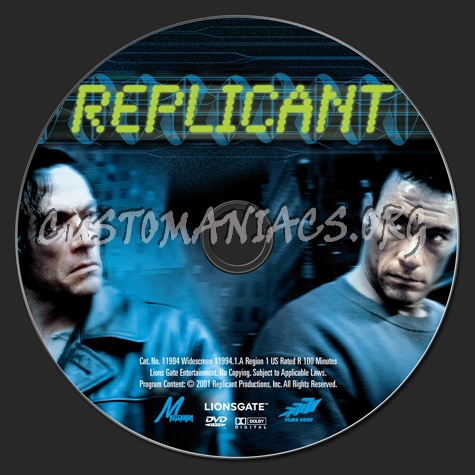 Replicant dvd label