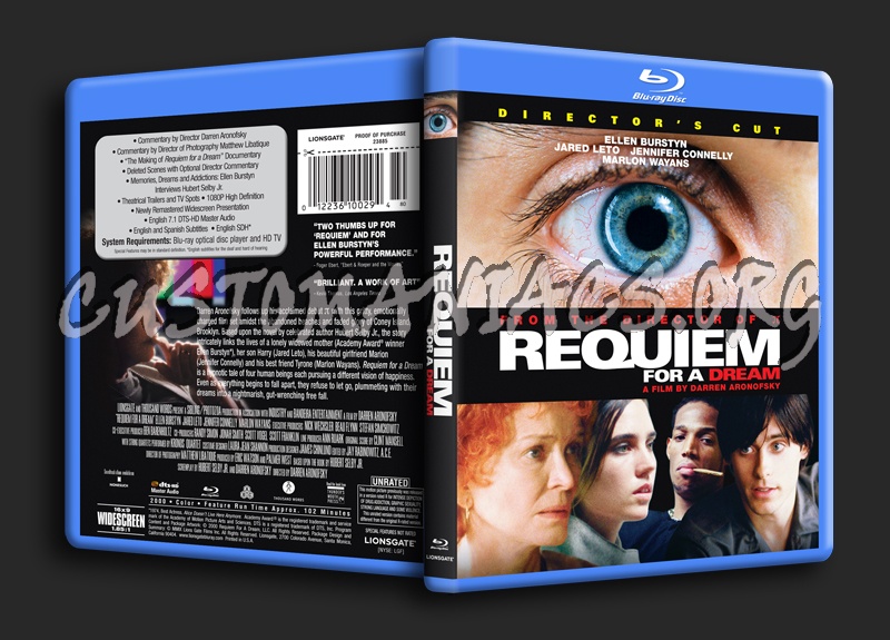 Requiem for a Dream blu-ray cover