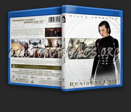 Resident Evil: Retribution blu-ray cover