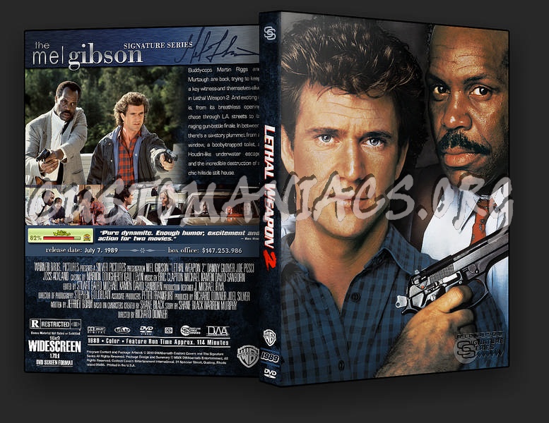 Lethal Weapon 2 dvd cover