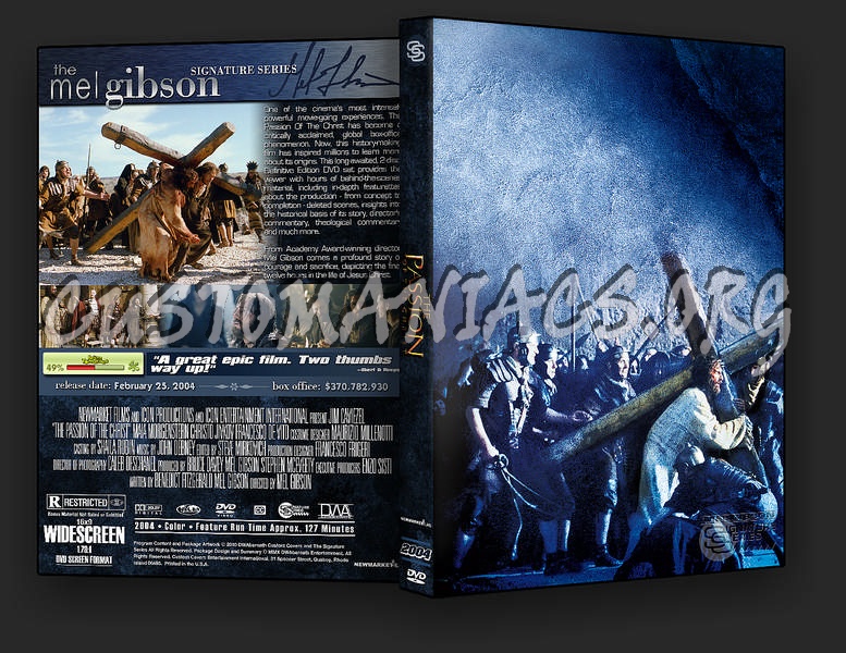 The Passion of the Christ dvd cover