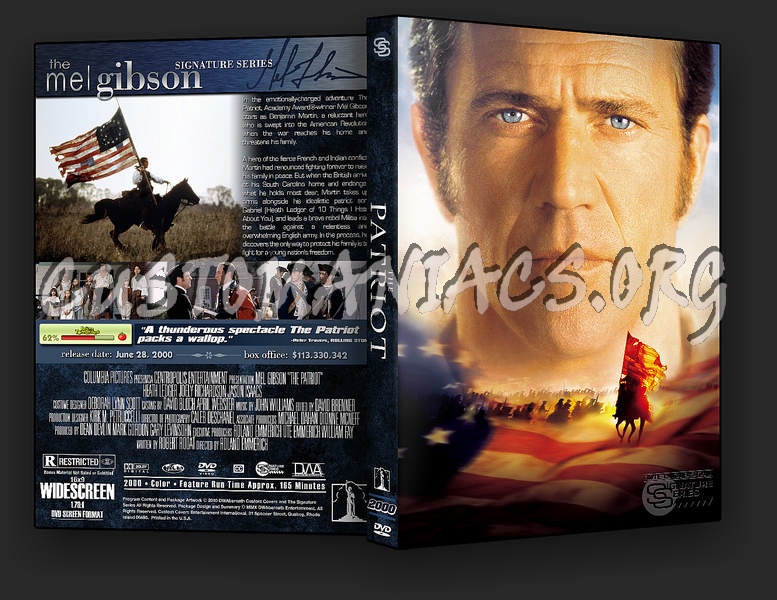 The Patriot dvd cover