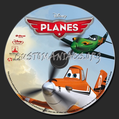 Planes blu-ray label