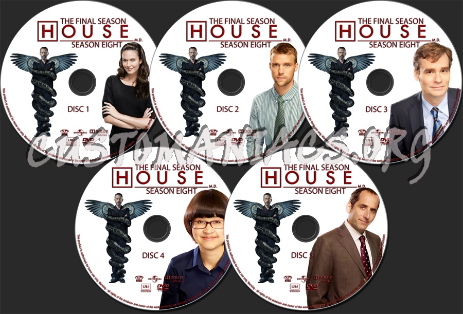 House Md Season 8 dvd label