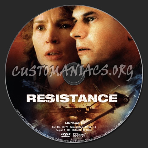 Resistance dvd label