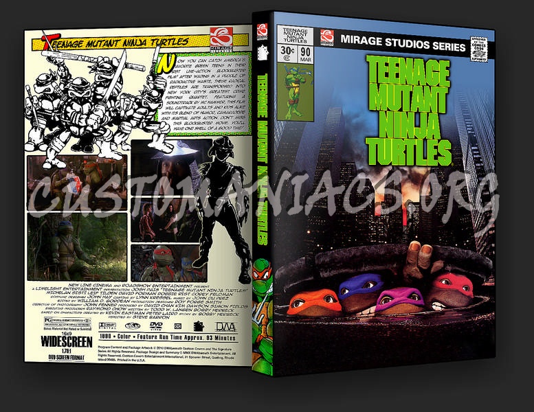 Teenage Mutant Ninja Turtles dvd cover