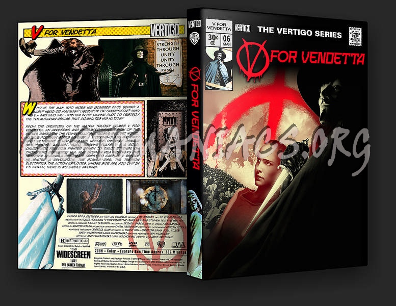 V For Vendetta dvd cover
