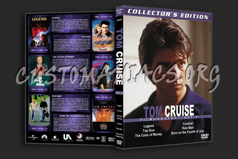 Tom Cruise Filmography - Set 2 dvd cover