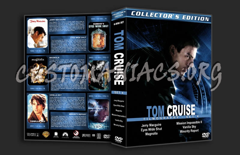 Tom Cruise Filmography - Set 4 dvd cover