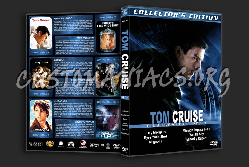 Tom Cruise Filmography - Set 4 dvd cover