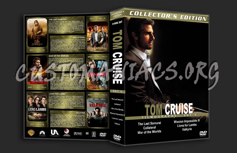 Tom Cruise Filmography - Set 5 dvd cover