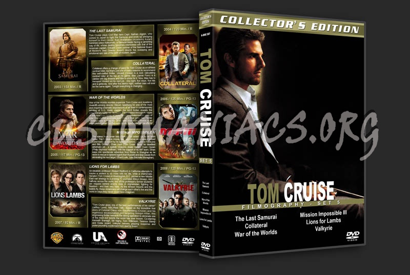 Tom Cruise Filmography - Set 5 dvd cover