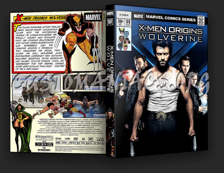 X-Men Origins: Wolverine dvd cover