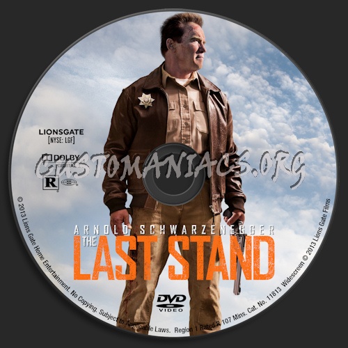 The Last Stand dvd label