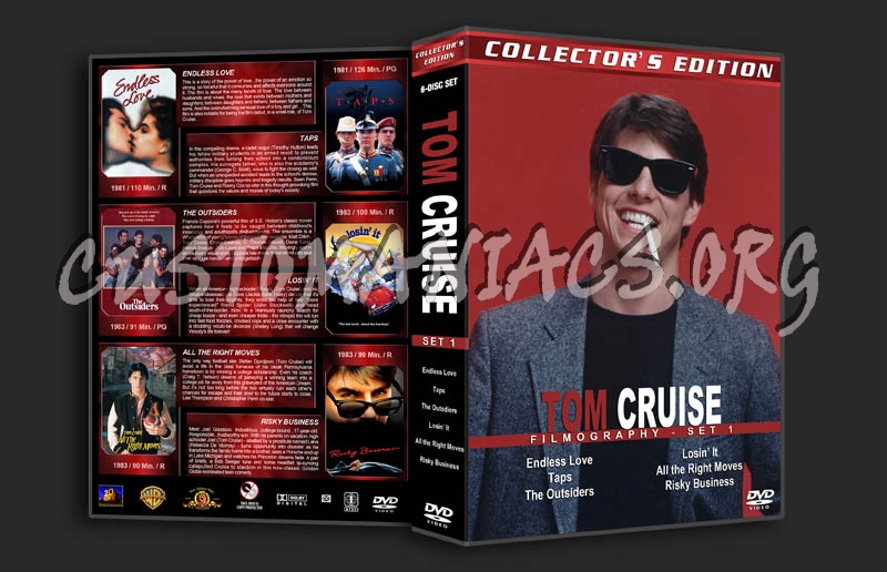 Tom Cruise Filmography - Set 1 dvd cover