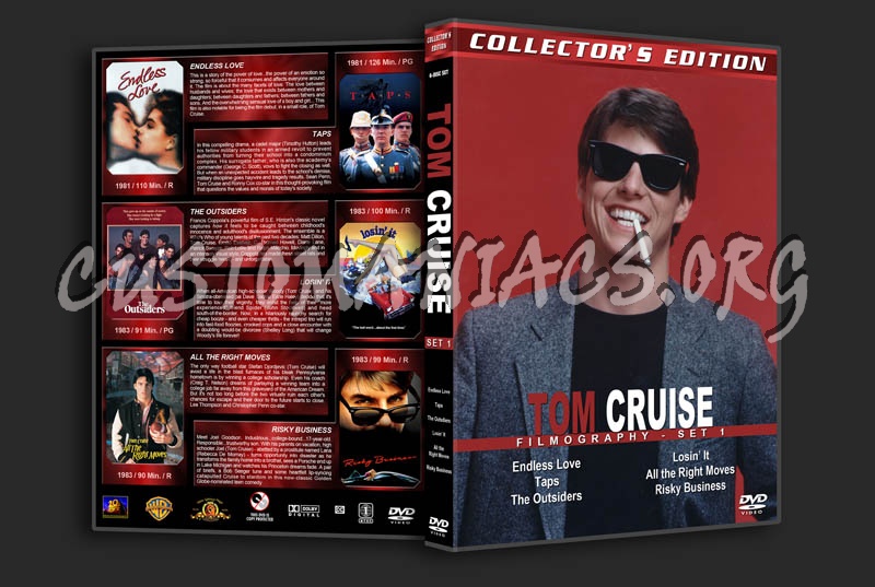 Tom Cruise Filmography - Set 1 dvd cover