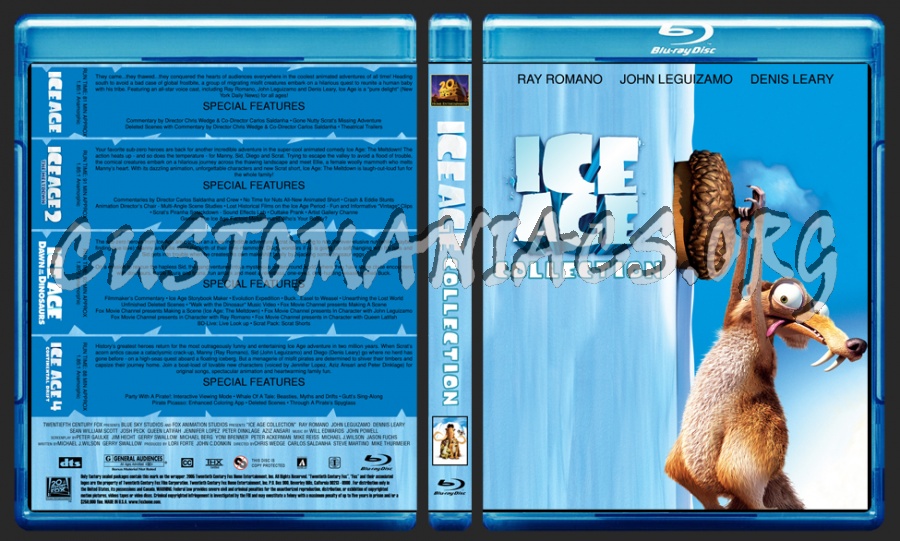 Ice Age Collection blu-ray cover