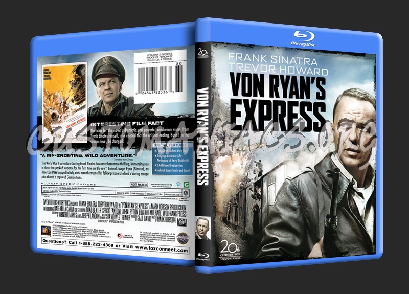 Von Ryan's Express blu-ray cover