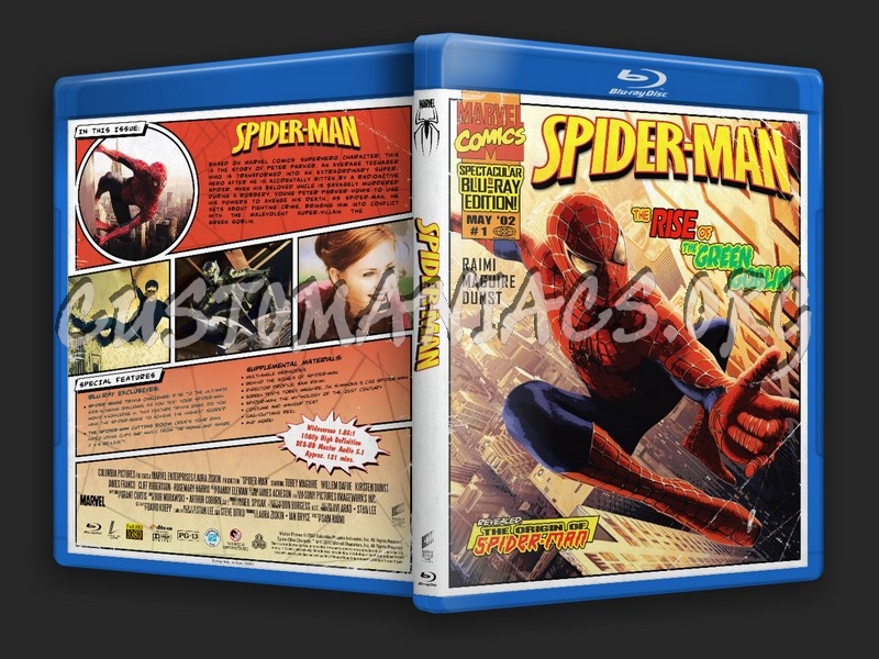 Spider-man blu-ray cover