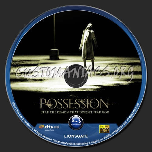 The Possession blu-ray label